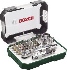 Bosch 26-dielna súprava skrutkovacích bitov a rační 2607017322