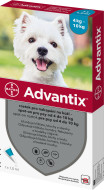 Bayer Advantix Spot-on pre psy 4-10kg 1ml - cena, porovnanie