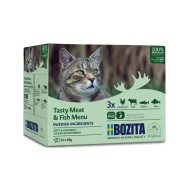 Bozita Cat kúsky mäsa a rýb v želé 12x85g - cena, porovnanie