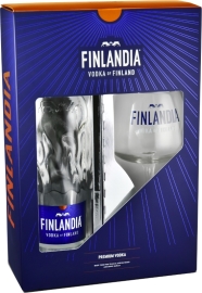 Finlandia Vodka 0.7l + Pohár Copa Glass