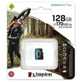 Kingston Micro SDXC Canvas Go! Plus A2 U3 128GB