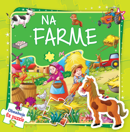 Na farme - kniha s puzzle