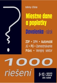 1000 riešení 9-10/2022 - Miestne dane a poplatky