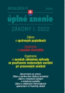 Aktualizácia I/1 / 2022 - daňové a účtovné zákony - cena, porovnanie