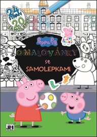 Jiri Models Omalovánky se samolepkami Peppa Pig