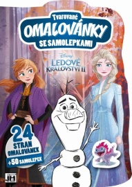 Jiri Models Tvarované omalovánky Frozen II