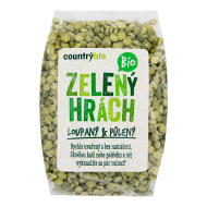 Country Life BIO Hrach zelený polený 500g - cena, porovnanie