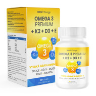 Movit Omega 3 Premium + K2+D3+E 90tbl - cena, porovnanie