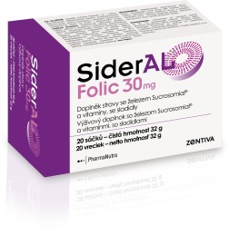 Zentiva Sideral Folic 30mg 20ks