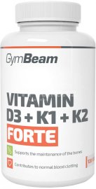 Gymbeam Vitamin D3+K1+K2 Forte 120tbl