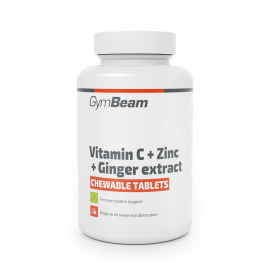 Gymbeam Vitamín C + Zinok + extrakt zo zázvoru 90tbl