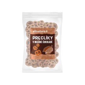 Allnature Praclíky v mliečnej čokoláde 100g