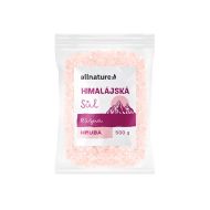 Allnature Himalájska soľ ružová hrubá 500g - cena, porovnanie