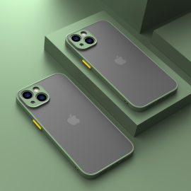 Bomba Kvalitný TPU obal matný pre iPhone - Army zelená Model iPhone 11 Pro Max