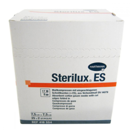 Hartmann-Rico Sterilux ES 7.5x7.5cm 8 vrs. 25x2ks