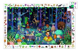 Djeco Objavovacie puzzle: Čarovný les