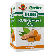 Herbex BIO Kurkumový čaj 20x1.5g - cena, porovnanie