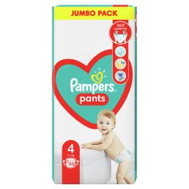 Pampers Pants Jumbo Pack 4 9-15kg 52ks