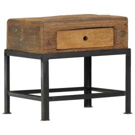 vidaXL Nočný stolík 40x35x40 cm masívne recyklované drevo