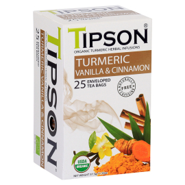 Tipson BIO Turmeric Vanilla & Cinnamon 25x1,5g