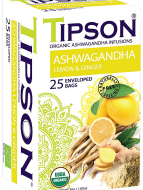 Tipson BIO Ashwagandha Lemon & Ginger 25x1,2g - cena, porovnanie