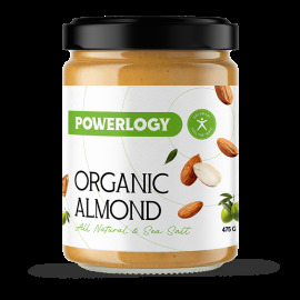 Powerlogy Organic Almond Cream 475g