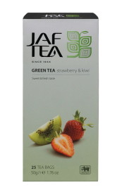 Jaftea Green Strawberry & Kiwi 25x2g