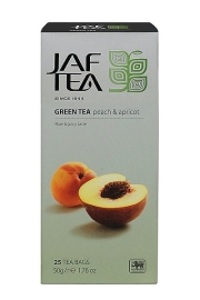 Jaftea Green Peach Apricot 25x2g