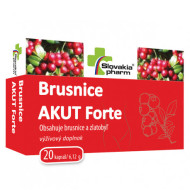 Slovakiapharm Brusnice AKUT Forte 20tbl - cena, porovnanie