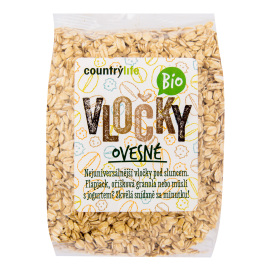 Country Life Vločky ovesné BIO 500g