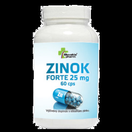 Slovakiapharm ZINOK FORTE 25 mg 60tbl