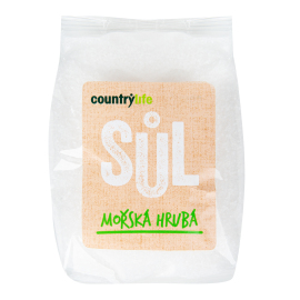 Country Life Soľ morská hrubá 1kg