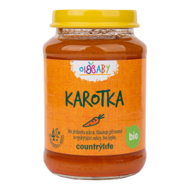 Country Life BIO Dojčenská výživa mrkva 190g