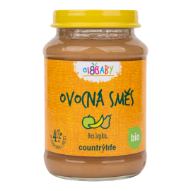 Country Life Príkrm ovocná zmes BIO 190g