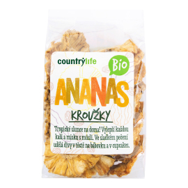 Country Life Bio ananás krúžky sušené 100g