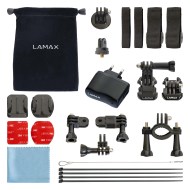 LAMAX Súprava príslušenstva pre akčné kamery L - 15ks LMXACCSETL - cena, porovnanie