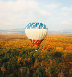 Vyhliadkový let balónom Košický kraj