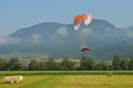 Motorový paragliding Liptov