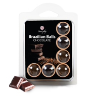 Secret Play Brazilian Balls Chocolate 6 pack - cena, porovnanie