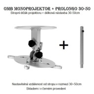 OMB Stropný držiak projektora s dĺžkovým nastavením - cena, porovnanie