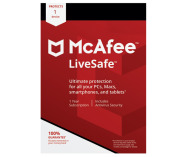 McAfee LiveSafe na 12 měsíců (1 zařízení) - cena, porovnanie