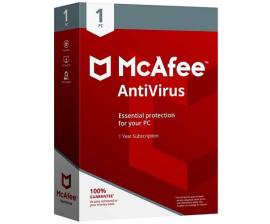 McAfee AntiVirus na 12 měsíců (1-10 zařízení)