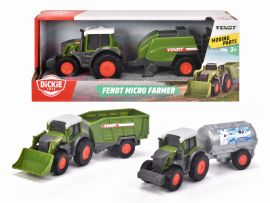 Dickie Traktor Fendt Micro Farmer, 18 cm, 3 druhy