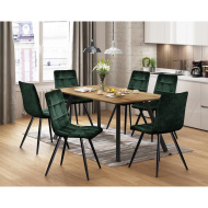 Idea Jedálenský stôl BERGEN + 6 stoličiek BERGEN - cena, porovnanie