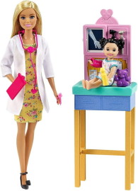 Mattel Barbie Povolanie detská doktorka blondínka