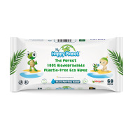 Aquaint Happy Planet 100% BIO odbúrateľné vlhčené obrúsky 60ks - cena, porovnanie