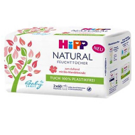 Hipp Babysanft Čistiace vlhčené ubrúsky Natural 2x60ks - cena, porovnanie