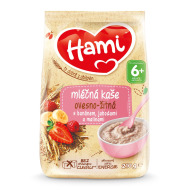 Nutricia Hami Mliečna kaša ovseno-ražná s banánom, jahodami a malinami 210g - cena, porovnanie
