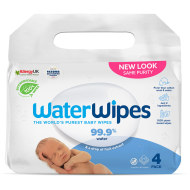 Waterwipes 100% BIO odbúrateľné obrúsky 4x60ks - cena, porovnanie