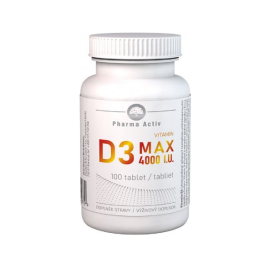 Pharma Activ Vitamin D3 MAX 4000 I.U. 100tbl